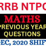 RRB NTPC 2019 PREVIOUS YEAR MATHS QUESTIONS SOLUTION