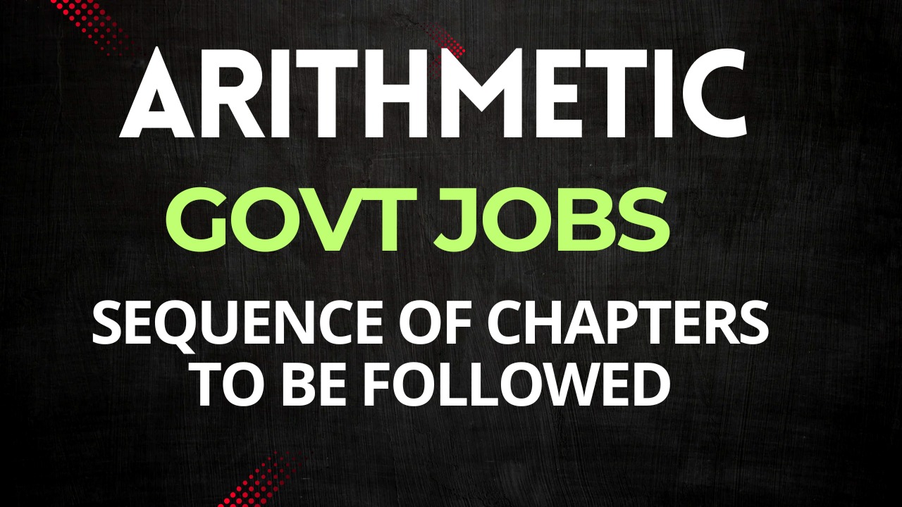 govt jobs maths preparation