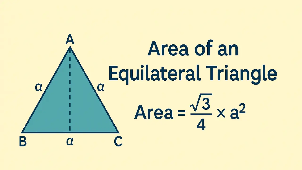 Area of an Equilateral Triangle